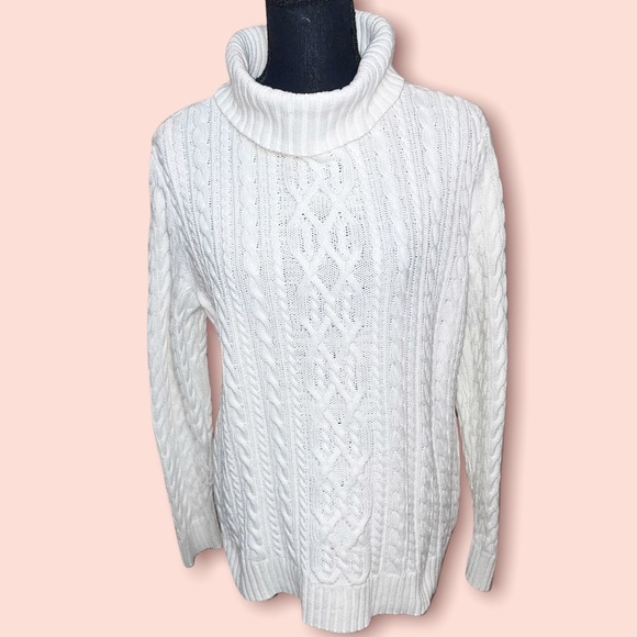 Croft & barrow chunky knit  sweater - Picture 2 of 6